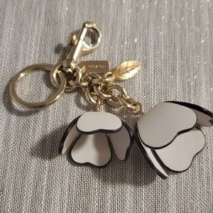 Coach Flower Keychain